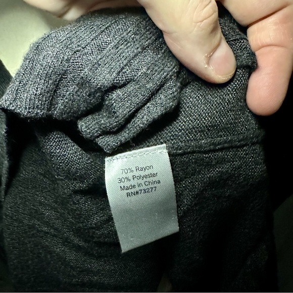 Evri Dolman Sleeve Charcoal Grey Sweater size 2x - Picture 5 of 5